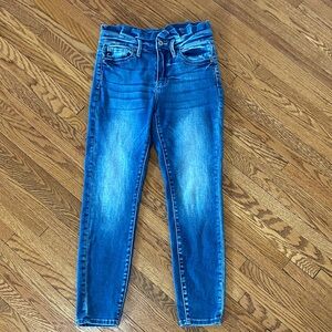 Kancan paper bag style jeans